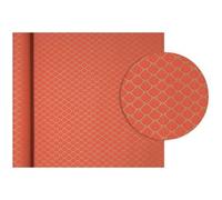 Papier cadeau 'Tiny Rolls fleurs rouges'