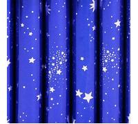 CLAIREFONTAINE Rouleau papier cadeau Etoile - 1 5 x 0 7 m - 60 g / m² - Sous film - Bleu