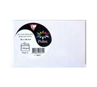 Clairefontaine Sachet De 5 Enveloppes 90x140 Blanc Irisé