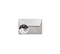 Sachet de 5 enveloppes Pollen 90x140, kraft 120g/m2 - Argent