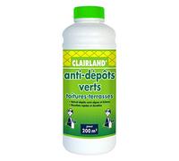 CLAIRLAND Anti-Dépôts Verts Toitures, Terrasses, Murs, à diluer, 1L | Action curative et préventive. Résultats rapides et durables.