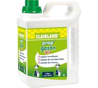 CLAIRLAND Engrais Prop'Gazon 3 en 1, A diluer, Pour 300 m², 3 L, CLAIRGAZ3000