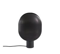 Clam Lampe à Poser Noire Brûlé