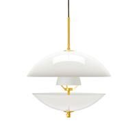 Clam Suspension Blanc/Laiton Ø44