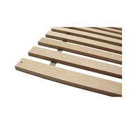 CLAMARO Sommier à Lattes Enroulable 90x200, 22 Lattes, Multiplis de Bouleau | Trous de fixation pré-percés, Visserie incluse, sangle résistante à la déchirure, pour lit mezzanine, Lit boxspring, 12,7 kg