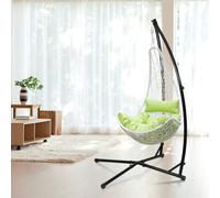 Clanmacy Structure pour fauteuil suspendu Structure pour chaise suspendue Support pour fauteuil suspendu Métal résistant uniquement structure jusqu'à 150 kg
