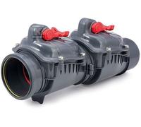 Clapet anti-inondation PP DN 110 2 battants ZB2K110