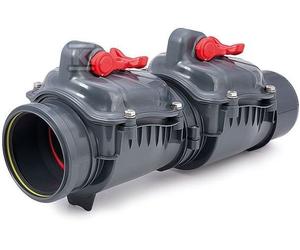 Clapet anti-inondation PP DN 110 2 battants ZB2K110