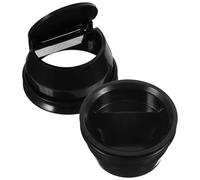 Clapet Anti Odeur Canalisation Dispositif Anti-Refoulement 2 Pièces Noir | ABS, Anti-Retour et Anti-Odeur, pour Salles de Bain et Buanderies, Pièces de Rechange
