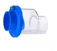 Clapet Anti-Retour 1 Pouces pour Évier Cuisine - Soupape de Non-Retour ABS pour robuste Contre les et Refoulement d'Eau Usée Installation pour facile(Transparent)