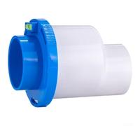 Clapet anti-retour 100 mm tuyau d'échappement fermeture magnétique réglable | Plastique ABS, 100 mm de diamètre, anti-odeur, empêche le reflux, nettoyage facile
