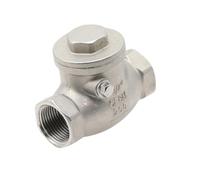 Clapet anti-retour à vis unidirectionnel, filetage femelle en acier inoxydable 304, 1/4 "3/8" 1/2 "1" 3/4 ", Type Horizontal