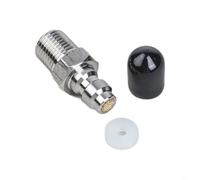 Clapet anti-retour avec connecteur mâle de 8 mm, filetage M10 x 1, joint de remplissage avec filtre pour pompes hydrauliques, construction en acier inoxydable antirouille