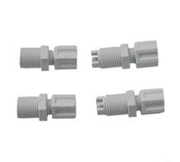Clapet anti-retour chlorinateur avec deux écrous de compression compatible avec les produits Hayward