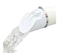 Clapet anti-retour de tuyau de drainage en PVC, avec couvercle magnétique anti-odeurs, design anti-refoulement pour eaux usées et fosses septiques (110 tubes)
