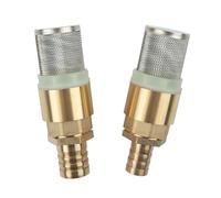 Clapet anti-retour en laiton 3/4" et 1", crépine d'aspiration, kit de raccordement for tuyau, adaptateur for arrêter l'eau/contrôler le débit(DIA19mm)