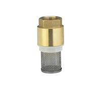 Gardena Vanne de pied en laiton: Valve de contrôle, 42 mm (G 1 1/4 Pouce) - Fil de connexion à des pompes, y compris le panier d'aspiration, le cône de vanne et le joint d'étanchéité (7222-20)