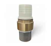 Clapet anti retour en laiton avec crépine et manchette, pour pompe - 4 pouces (100 mm)
