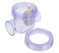 Clapet Anti-retour en Ligne PVC Transparent pour Tuyaux D’eau | Installation Facile, Usage Résidentiel et Commercial, pour Conduites D’eau et Égouts Cuisine, Inspection Visuelle