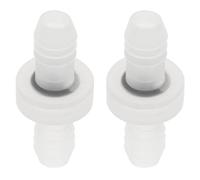 Clapet Anti-retour en Plastique 2 Pièces de Conduite D'essence | Résistant à L’ozone Hautes Températures, Protège les Conduites, Usage Transfert Liquide, Format Compact