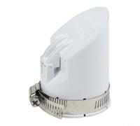 Clapet anti-retour en PVC 50-160 mm (75 tubes) | Anti-odeur pour évacuation des eaux usées Facile à installer Blanc 50-160 mm