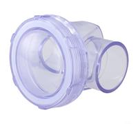 Clapet anti-retour en PVC 50 mm horizontal vertical pour bonde d'évacuation des eaux usées pour systèmes de drainage domestiques et industriels (A)