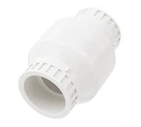 Clapet anti-retour en PVC avec technologie de déflecteur - Contrôle du débit unidirectionnel - Blanc - 86,4 cm, 3, 3, 3 - 5,1 cm, 5,1 cm - Pour irrigation des eaux usées et piscine résidentielle (5,1