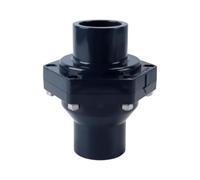 Clapet anti-retour en PVC pour contrôle unidirectionnel du débit des eaux | Cette valve en PVC-U arrête le refoulement pour protéger les systèmes de drainage et d'eaux usées du sous-sol contre le