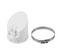Clapet anti-retour en PVC pour tuyau d'évacuation avec couvercle magnétique anti-odeur, design anti-refoulement pour eaux usées et fosses septiques (50 tubes)