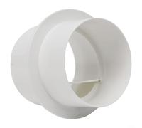 Clapet anti-retour en PVC pour ventilateur - Clapet anti-retour - Pour salle de bain et cuisine - 80 mm