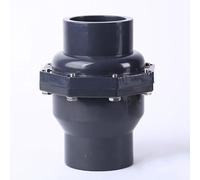Clapet anti-retour en PVC-U de 50 mm, raccord de tuyau soudé au solvant, clapet anti-retour pour filtre à eaux usées de pompe à puisard, étangs koi, pour une utilisation horizontale ou verticale
