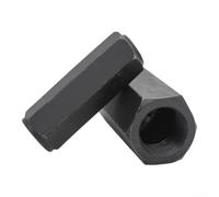 Clapet anti-retour hydraulique en fonte - Corps de 2,5 cm - Raccord de tuyau - Prévention du refoulement - Noir - Résistant - Facile à installer - Système de fluide industriel pour atelier et usage