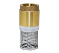 Boutté Clapet anti-retour laiton avec filtre inox 26 x 34 mm