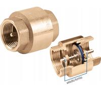 Clapet anti-retour PHA-020 - 3" DN 80 - laiton - pour installations d'eau chaude et d'eau froide