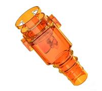 Clapet anti-retour pour climatiseur - Dispositif anti-retour pour la prévention des odeurs et des insectes - Matériau ABS - Finition orange - Composant du système CVC