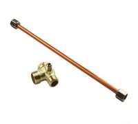 Clapet anti-retour pour compresseur d'air à 3 ports en alliage de zinc avec tube d'échappement de 600 mm pour pompe à piston, réservoir à pression, filetage G1/8, pièces de rechange