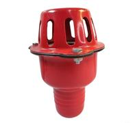 Clapet anti-retour pour pompe avec filtre à tamis 2 pouces, valve jetable en maille de fer contre le retour pour pompe à eau et transfert de carburant, (2 pouces)
