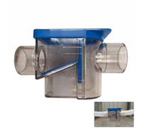 Clapet anti-retour pour tuyau de vidange de climatiseur, anti-refoulement, anti-odeur et connecteur de bruit, pour montage mural et armoire compatible AC (D)