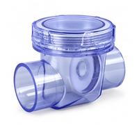 Clapet Anti Retour PVC 50mm, Clapet Anti Refoulement DN50 | Horizontal Clapets Anti-Retour Protection Contre Le Reflux Pour évacuation Des Eaux Usées Canalisations D'éGout