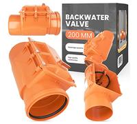 Clapet Anti Retour PVC dn 200 Clapet Anti Refoulement Avec Verrouillable Soupape Pour Canalisations d'égout