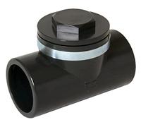clapet anti-retour pvc pression - femelle / femelle - diamètre 40 mm - nicoll carh