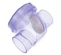 Clapet Anti-retour Pvc Transparent pour Canalisation D’eau, Anti-backflow | Installation Facile, Usage Polyvalent, Inspection Visuelle du Corps, pour Toilettes, la Cuisine et Tuyaux