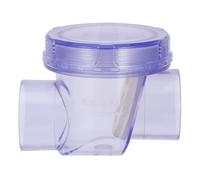 Clapet Anti-retour PVC Transparent pour Conduite D'eau et Égout | Installation Facile, Corps Transparent pour Inspection, Usage Polyvalent, pour Tuyaux D'eau et Canalisations la Cuisine