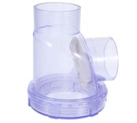 Clapet Anti-retour PVC Transparent pour Tuyau D'eau, Installation Facile | Vanne Unidirectionnelle, Design Anti-reflux, pour Plomberie Cuisine, Raccord de Conduite D'eau, Accessoires
