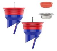 Clapet anti-retour Qrity 2 pièces douche siphon de sol vanne de vidange égout noyau silicone anti-odeur bouchon Étiquette