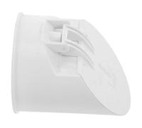 Clapet Anti-retour Rond PVC Blanc pour Conduits, Salles de Bains | Prévention des Reflux Gazeux Odeurs, Installation Simple, Format Compact, Usage Intérieur sur Tuyauterie