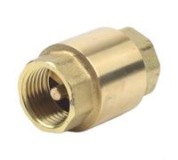 Clapet anti-retour vertical en cuivre 1/2", débit unidirectionnel pour chauffe-eau, compteur, construction en laiton, anti-refoulement, raccord de plomberie, installation facile (B)