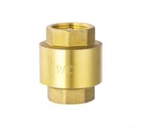 Clapet anti-retour vertical en laiton 1,27 cm pour utilisation dans les applications d'écoulement d'eau avec mécanisme de levage et capacité de 1,6 MPa (3/4)