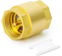 Clapet anti-retour vertical en laiton 1,27 cm pour utilisation dans les applications d'écoulement d'eau avec mécanisme de levage et capacité de 1,6 MPa (3,8 cm)