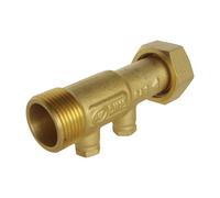 Clapet antipollution double purge NF - Ecrou 20/27/Mâle 20/27 - LG. 78 mm